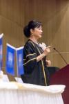 Ms. Lin Ching-hsia delivered a short speech on her inspiring journey in the film industry.